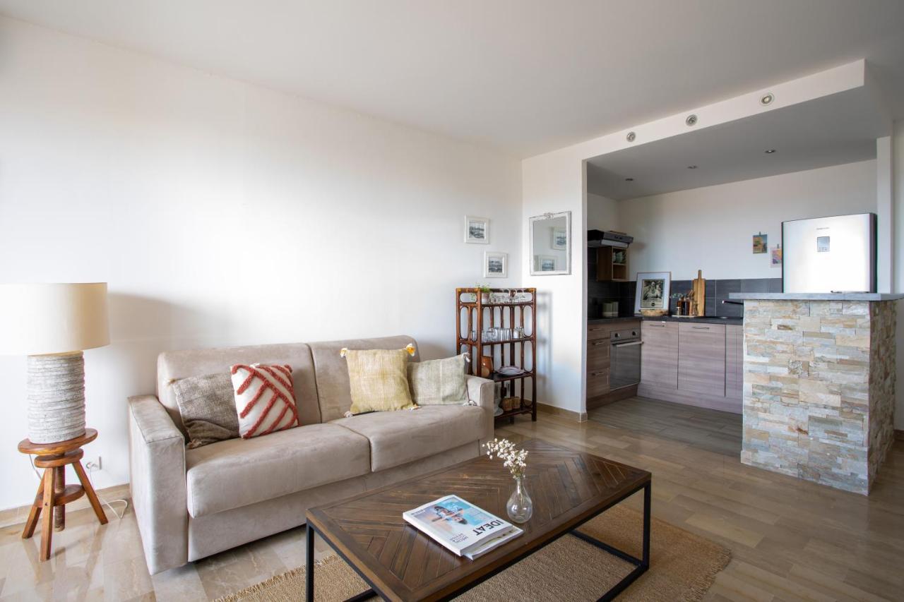 Vue Mer, Terrasse Et Parking Prive 昂蒂布 外观 照片